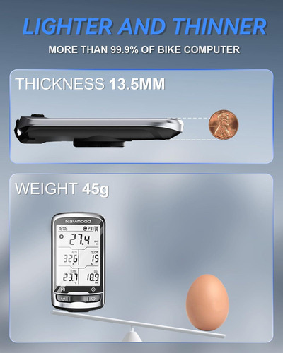 Computadora De Bicicleta Gps Pantalla 2.3 Pulgadas Impermeab