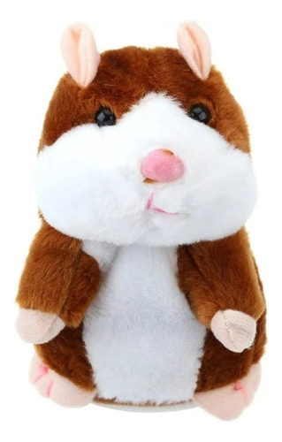 Juguetes Interactivos De Peluche Pro Talking Hamster Color Marrón