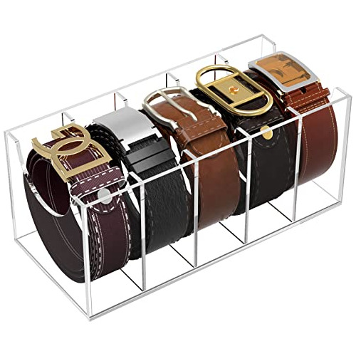 Belt Organizer, Acrylic Belt Storage Holder For The Clo...