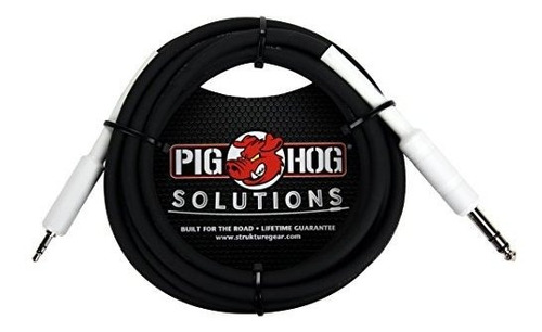 Cable De Miniinstrumento Pig Hog Px48j6 De 1/4 Trs A 3,5 Mm,