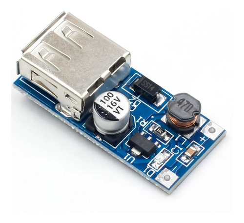 Fuente Dcdc 5v Usb Boost  0.5a X2 Para Arduino Emakers