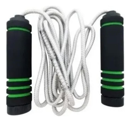 Corda De Pular Profissional Jump Rope Pula Treino Verde