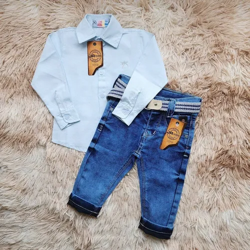 Calça jeans para bebe de cheap 1 ano