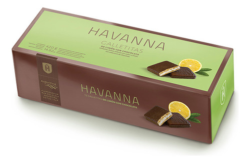 Caja Galletitas De Limón Con Chocolate