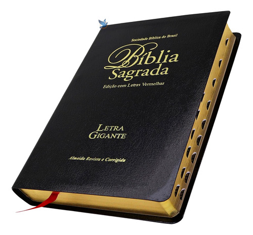 Bíblia Sagrada Lt Gigante Almeida Arc Índice Lateral | Preta