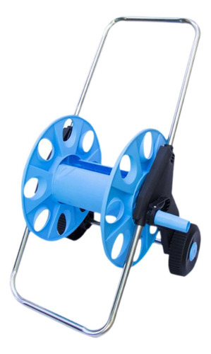 Carrete De Manguera De Agua Industrial, Carrito De Azul