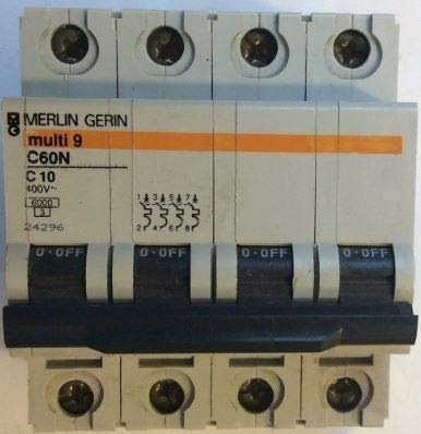 Interruptor Termica Schneider 4x6c P60 11799 Merlin Gerin