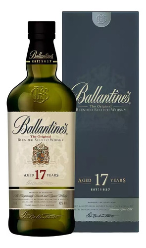 Whisky Ballantines 17 Años Blended Scotch 750ml En Estuche
