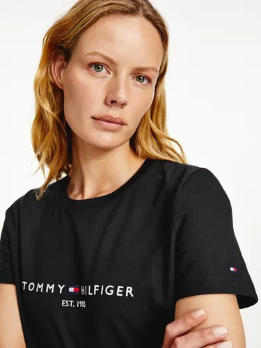 Polera tommy hilfiger negra sale