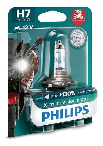 Lampada Farol Philips X-treme Vision Moto H 7 55w 100%