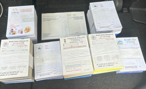 Notas De Remisión O Comandas Papel Autocopiante