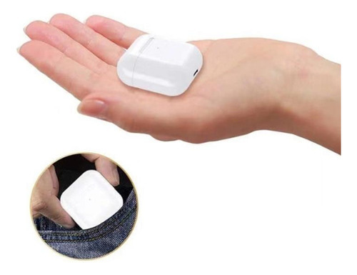 Audífonos Tecmaster Earbuds Mini Airpro Tws Earpod Bt Touch Color Blanco
