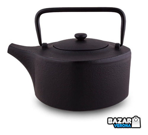 Imagen 1 de 4 de Tetera Fundicion Colador En Acero Inoxidable Te Hebras 1.2 L