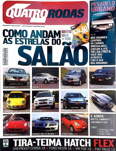 Revista 4 Rodas - As Estrelas Do Salão - No 531 Outubro 2004
