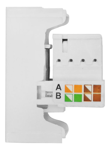 5 Pçs Módulo Tomada De Rede Lan Rj45 8 Fios Cat5e Slim Ilumi