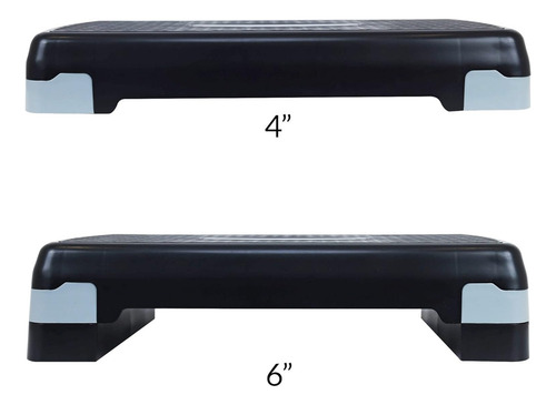 Banco Escalon De Ejercicio Step Rutinas Aerobics Ajustable