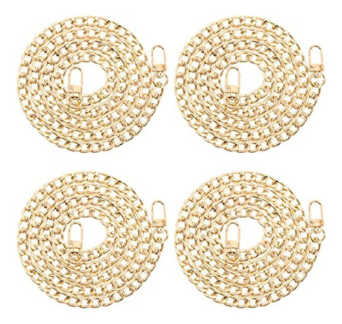 4 Piezas 40 Cm Cadena De Oro For El Bolso Cadenas De Moda