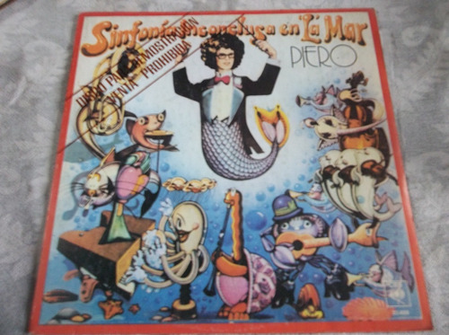 Piero - Sinfonia Inconclusa En La Mar - Vinilo Lp Promo