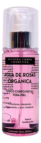 Agua De Rosas Orgánica Con Niacinamida Atomizador 150ml Todo tipo de piel