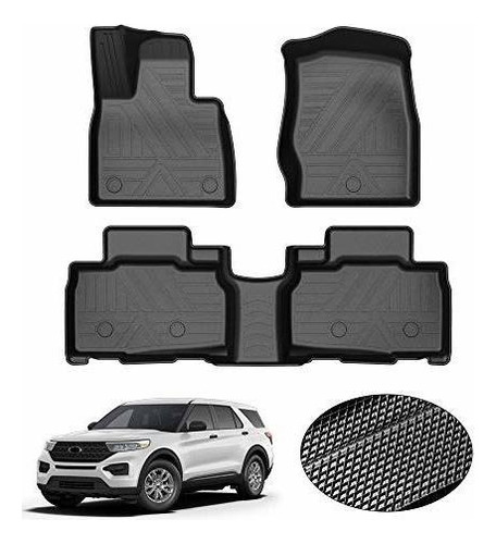 Tapetes - Kust All Weather Floor Mats For 2021 Ford Explorer