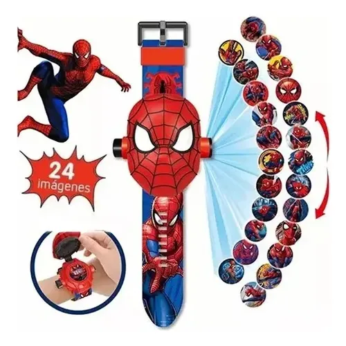 Reloj Proyector De Imagen Niños Dibujos Animados 24 Imágenes