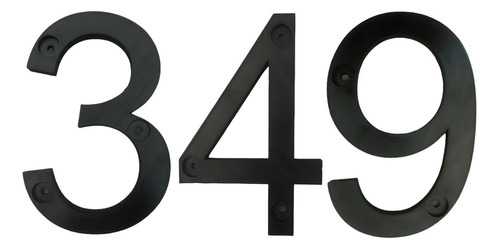 Números 3d Residencias, Mxgnb-349, Número 349, 17.7cm Altura