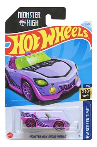 Monster High Ghoul Mobile Hot Wheels Screen Time 