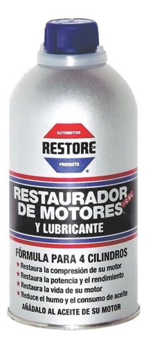 Aditivo Restore Para Motores 4 Cilindros