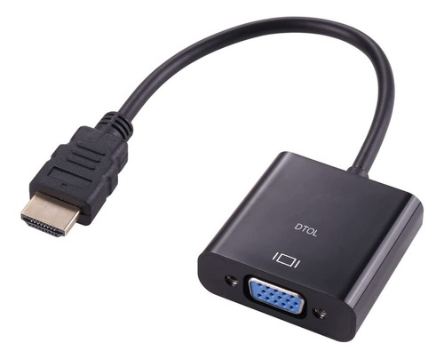 Adaptador Conversor Convertidor Hdmi Macho A Vga Hembra