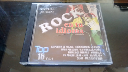 Cd Rock En Tu Idioma Top 16 Vol 4 Cover En Formato Cd