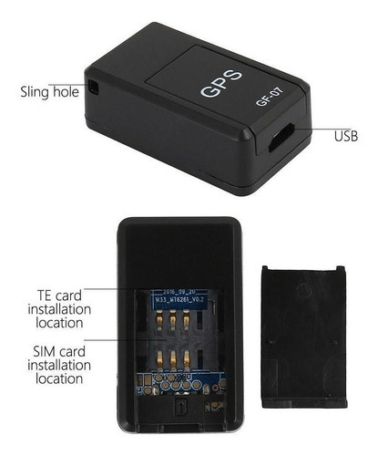 Mini Rastreador Gps Localizador De Voz Gms/gprs Tracker Gf07