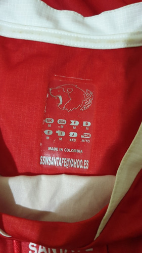 Camisa Santa Fé Da Colômbia Ssw Aguila M