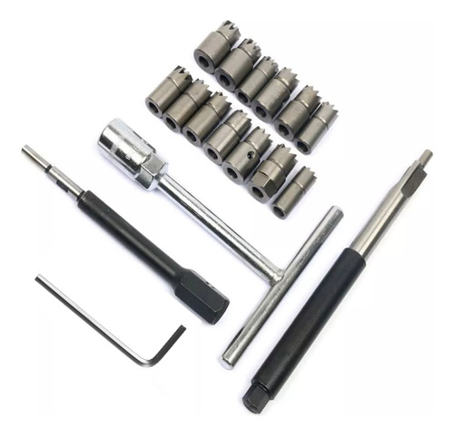Inyectores Set Escariador Asientos De Diesel Universal 17pzs