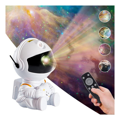 Lámparas De Proyector Led Galaxy Astronaut Con Estrellas Color De La Estructura White4