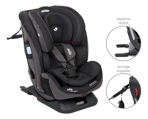 Silla Carro Joie Isofix Every Stage Fx Coal Gr 0, 1, 2 Y 3