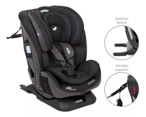 Silla Carro Joie Isofix Every Stage Fx Coal Gr 0, 1, 2 Y 3