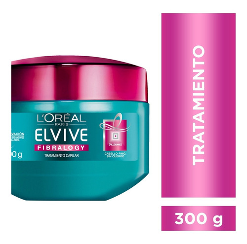 Crema Tratamiento Fibralogy Elvive L´oréal Paris X 300 Ml