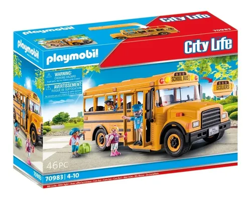 Playmobil City Life Autobús Escolar 46 Piezas 3+