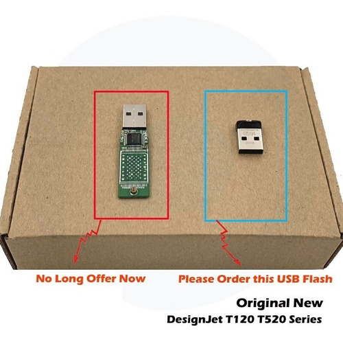 Módulo Memoria Usb Con Firmware Para Plotter Hp T120