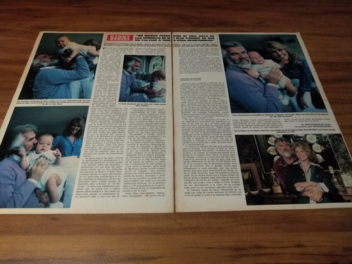 (g220) Kenny Rogers * Clippings Revista 2 Pgs * 1982