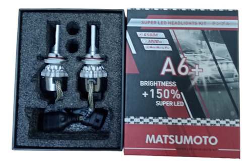 Kit 2 Ampolletas Turbo Led 9012 A6+ Matsumoto