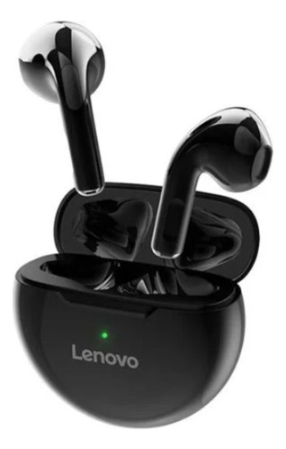Audífonos Bluetooth Lenovo Ht38 Earbuds Blanco Y Negro
