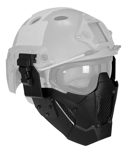 Máscara Facial Táctico Careta Militar Airsoft P/ Casco Fast