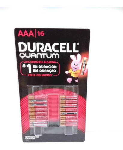 Imagen 1 de 2 de Pila Duracell Quantum Aaa 10 Años De Garantía De Almacenami