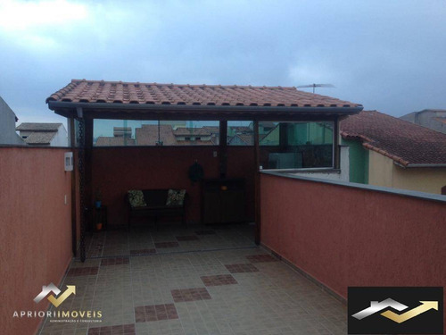 Cobertura Com 3 Dormitórios À Venda, 83 M² Por R$ 510.638 - Jardim Milena - Santo André/sp - Co0916