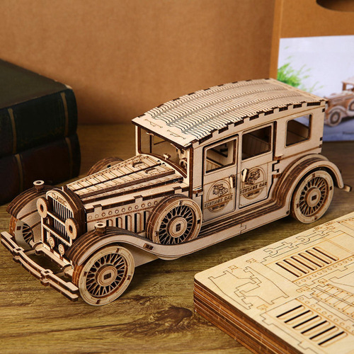 Modelo De Rompecabezas De Madera 3d Kit De Modelo De