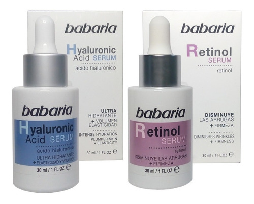 Serum Babaria Ácido Hialurón + Retinol - mL a $1315