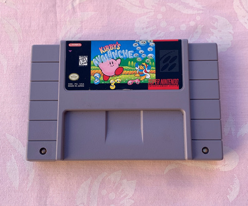 Kirby Avalanche Juego Original Para Super Nintendo Snes 1995