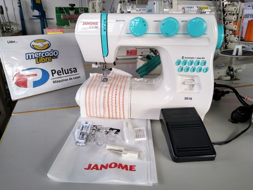 Imagen 7 de 10 de Janome 3016 + Tijera Y Metro De Regalo! Gtía 3 Años P/aregar