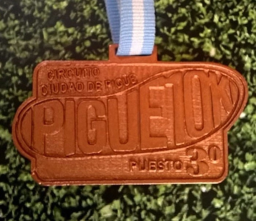 Imagen 6 de 6 de Medalla Metal Montan Bike Bici Correr Running Mtb 50 Mm